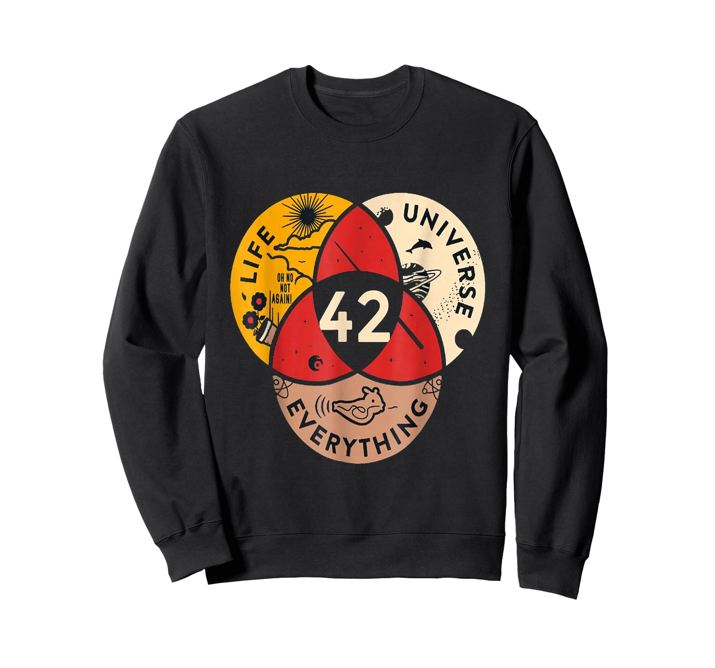 42 Answer to Life Universe and Everything Science Vintage T-Shirt
