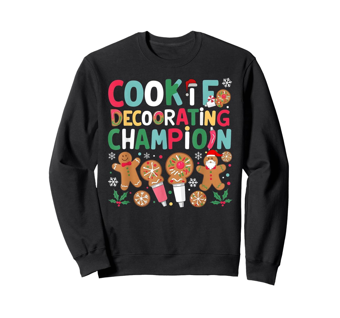 Cookie Decorating Champion Christmas Cookie Baking T-Shirt