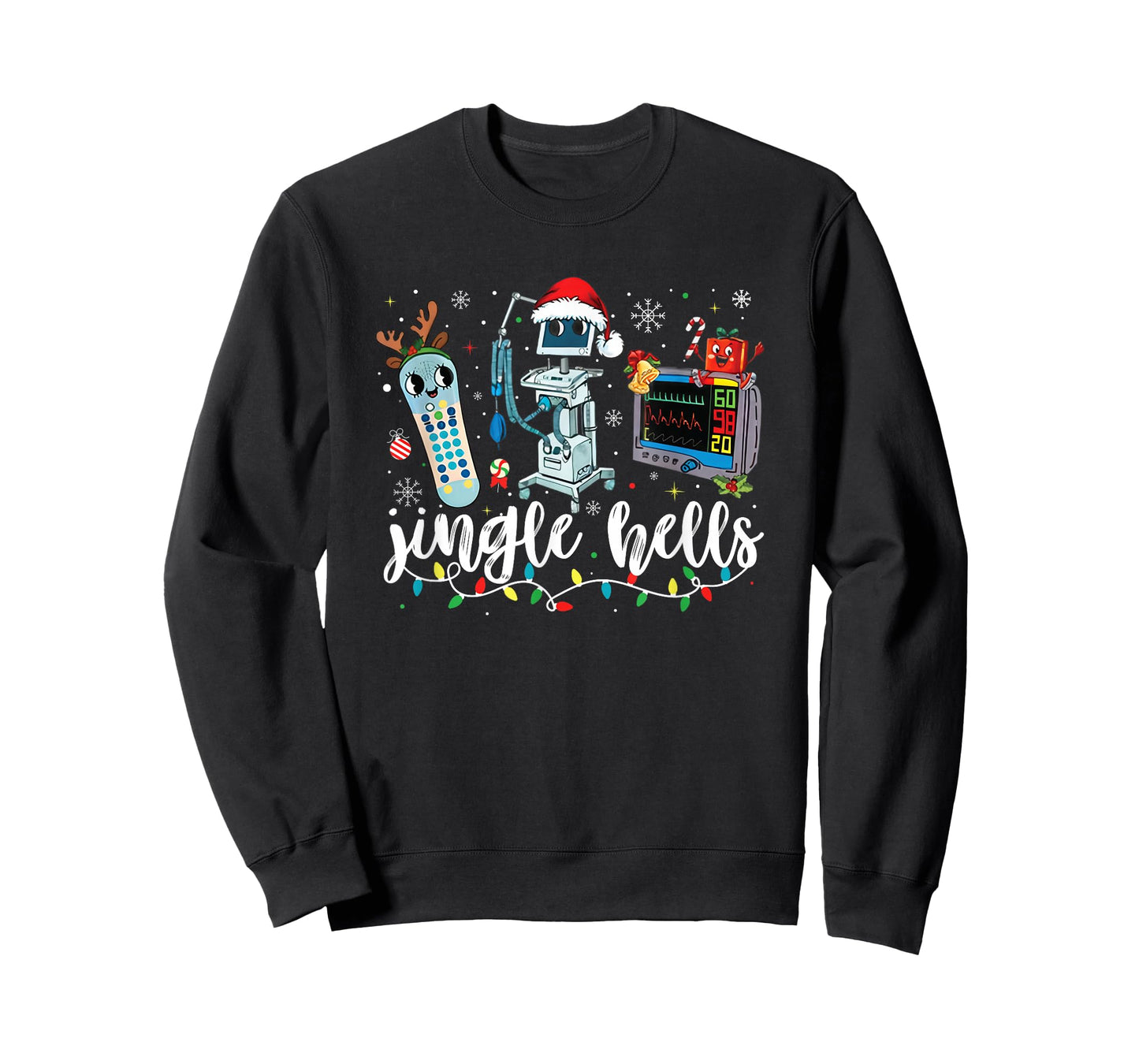 Christmas Nurse Shirt Jingle Bells Nurse Er ICU Nicu Nurse T-Shirt