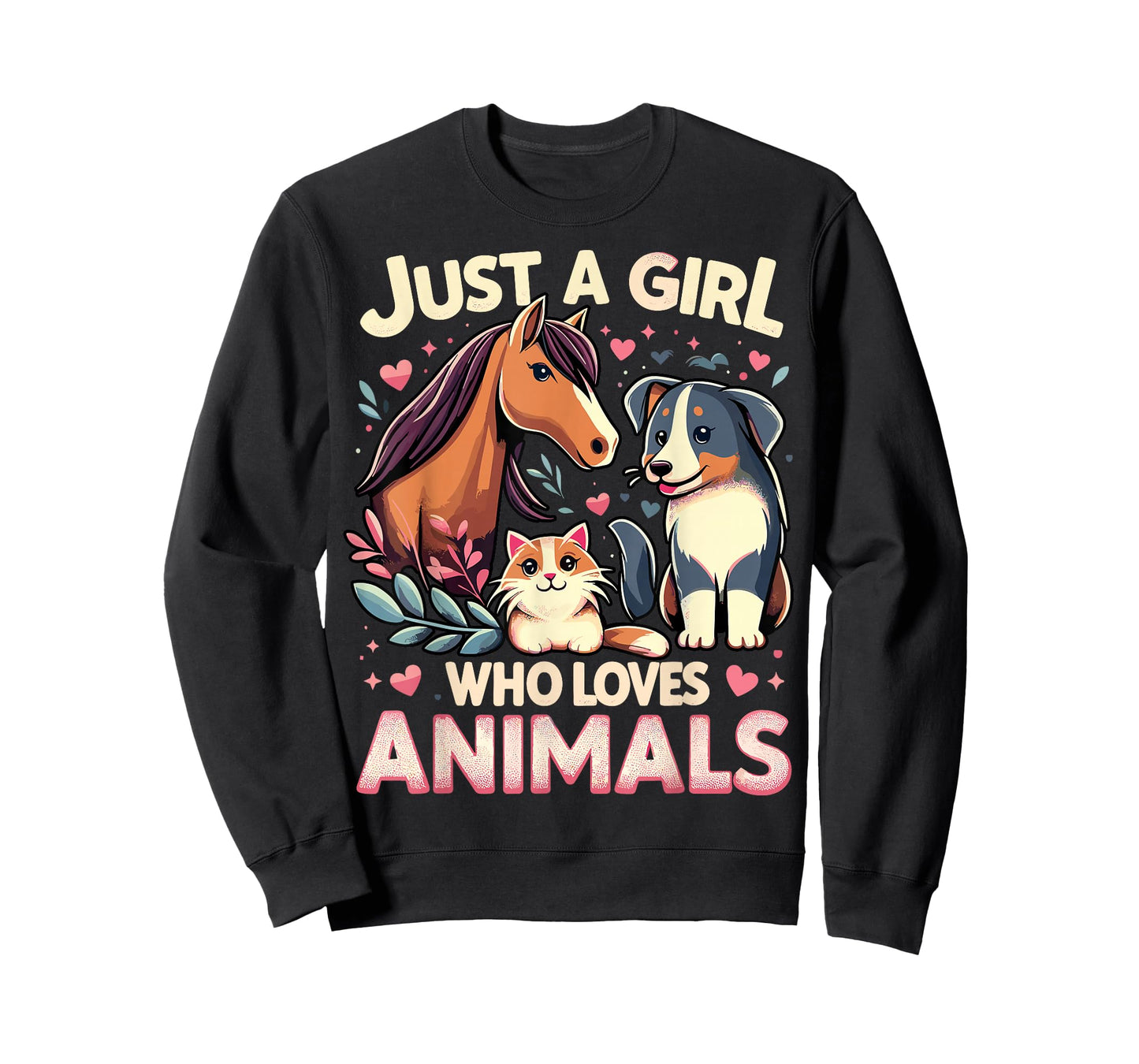 Just A Girl Who Loves Animals T-Shirt