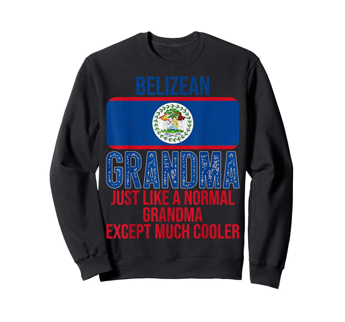 Vintage Belizean Grandma Belize Flag for Mother's Day T-Shirt