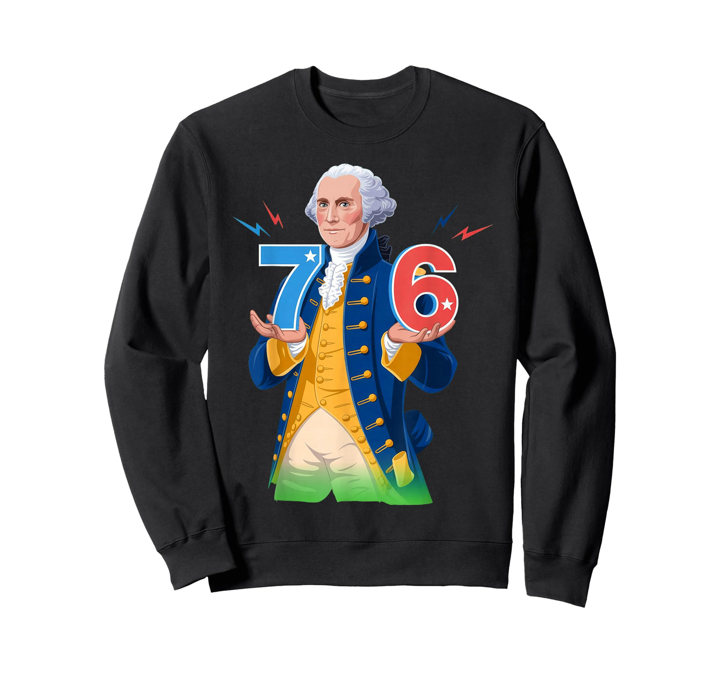 6-7 7-6 George Washington Seven Six Teacher American T-Shirt