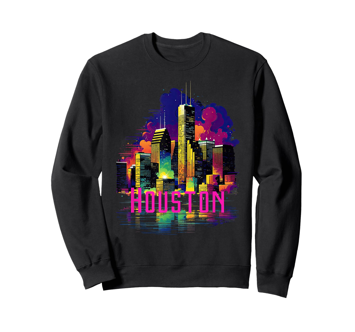 Houston Texas City Downtown Skyline Texas HOU T-Shirt
