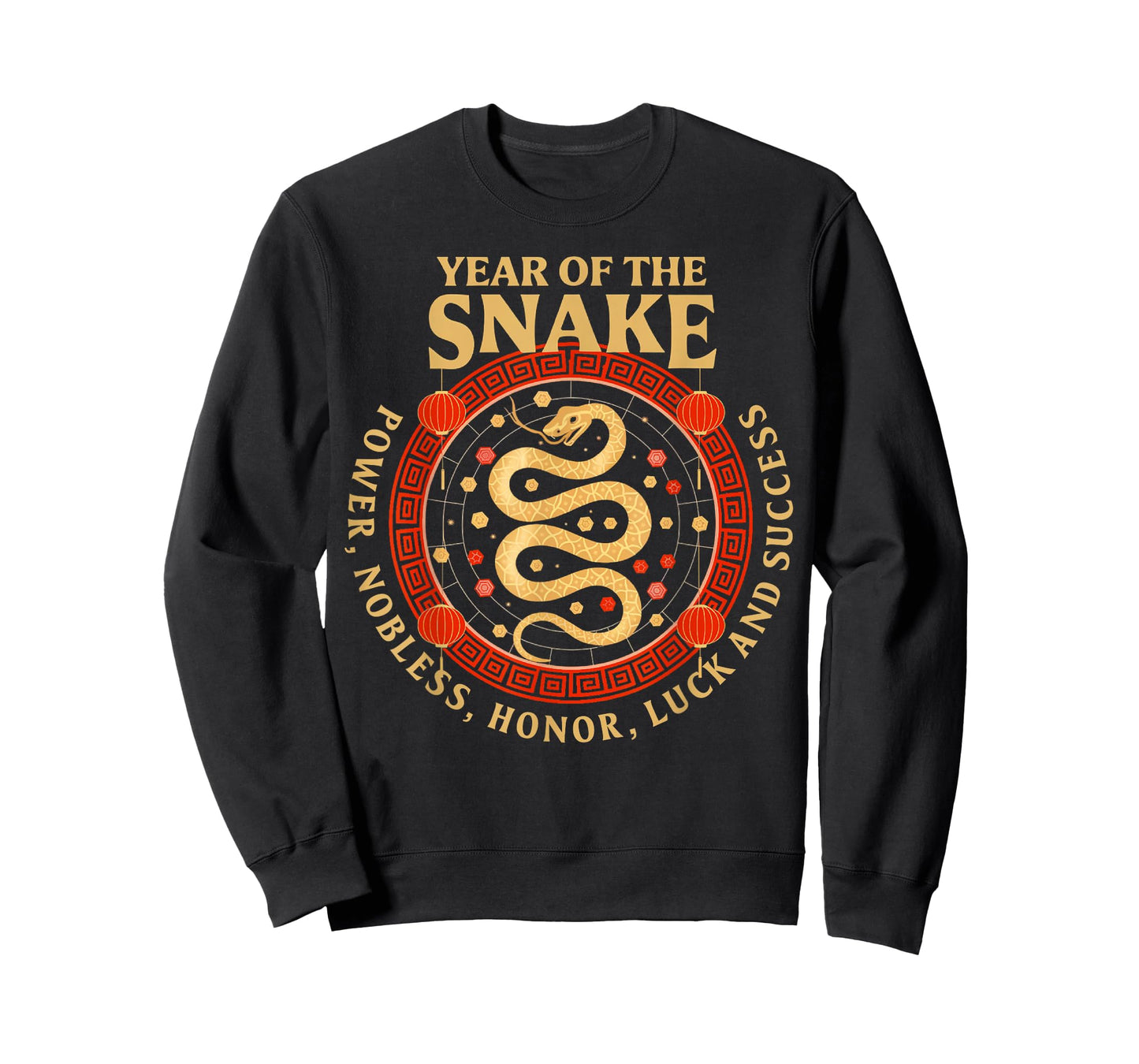 Honor Luck Chinese New Year Zodiac Sign Year Of The Snake T-Shirt