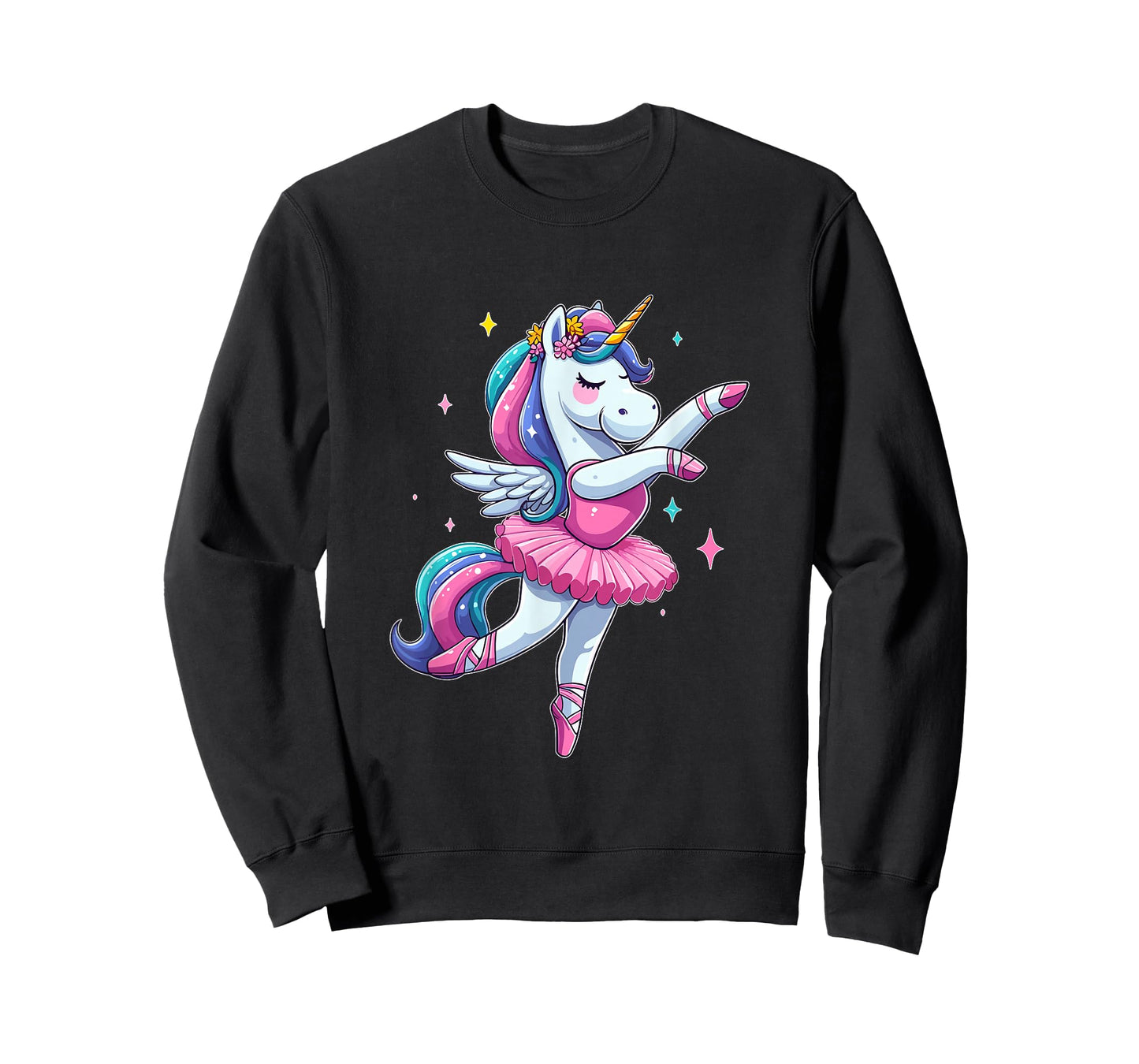 Cute Ballerina Unicorn Ballet Dance Girl T-Shirt