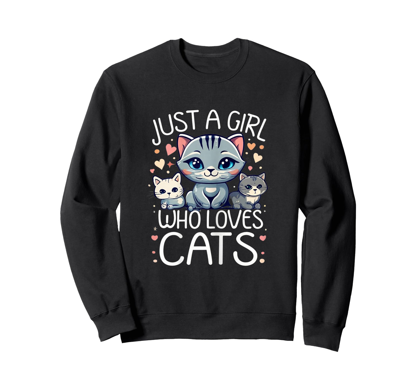 Just a girl who loves Cats Cute Cat Lover T-Shirt
