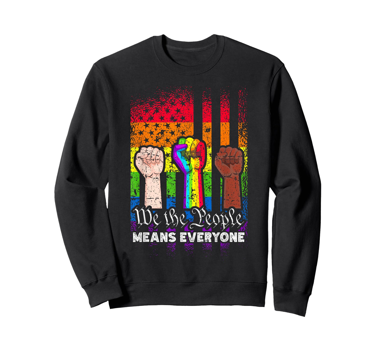 We The People Means Everyone US Constitution LGBT Pride T-Shirt