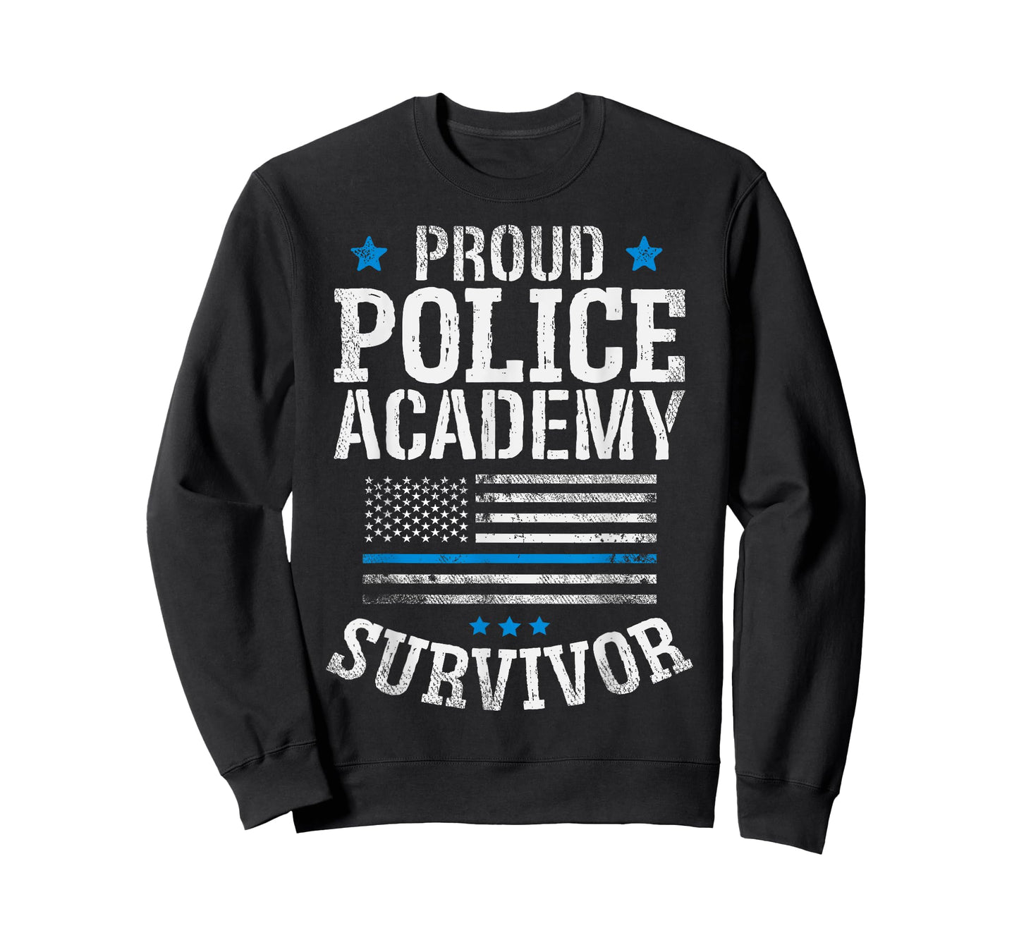 Proud Police Academy Survivor T Shirt Funny Graduation Gift T-Shirt