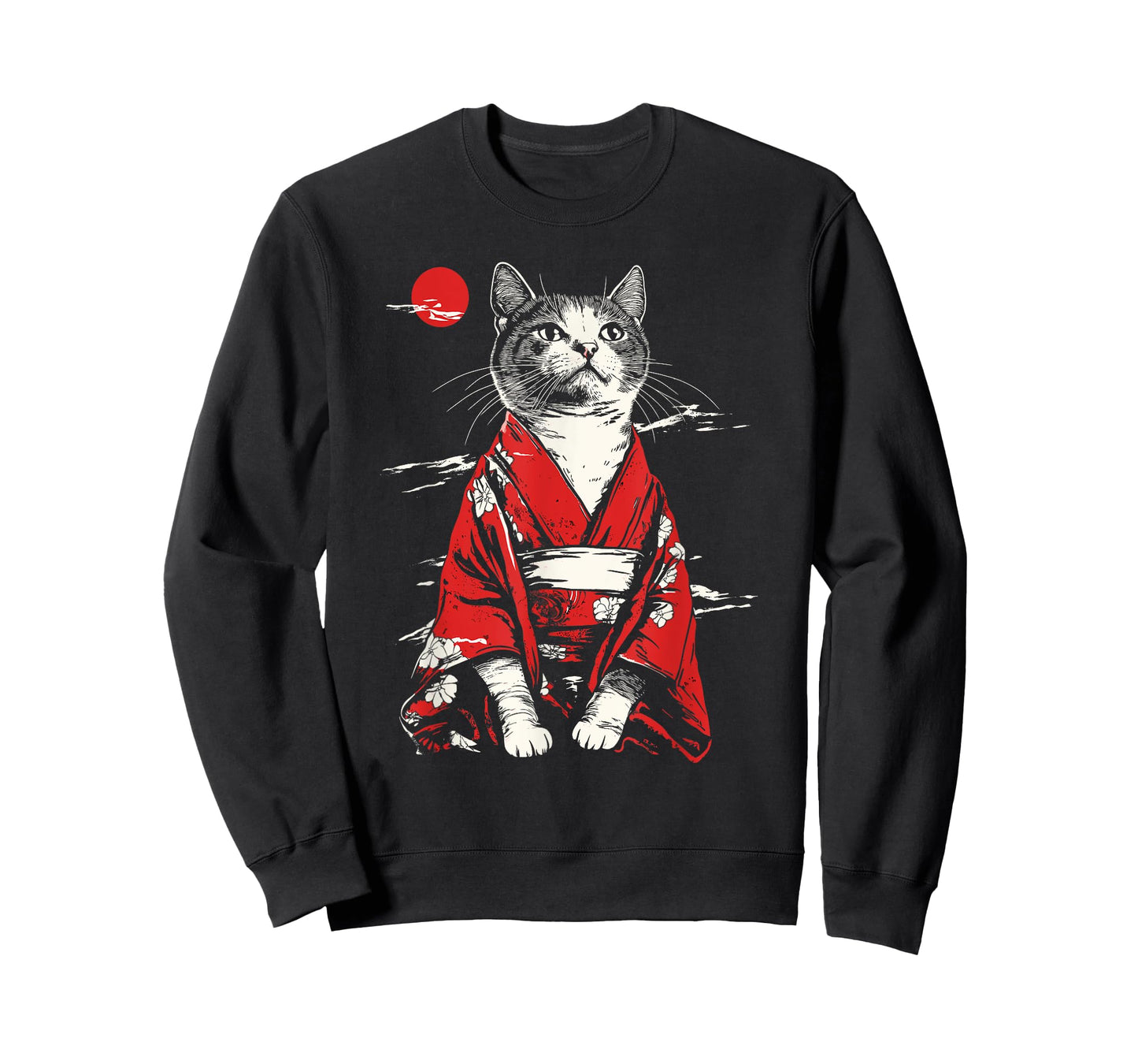 Kawaii Cat Anime Japanese Retro Men Women Kids Funny Cat T-Shirt