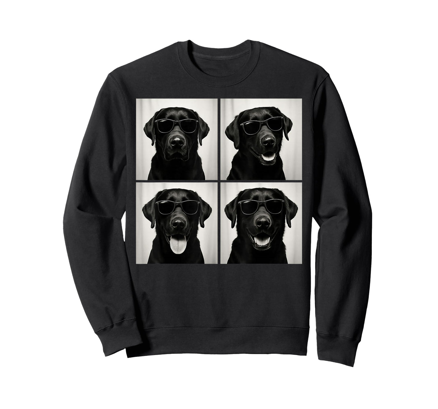 Funny Labrador Dog Lover Cute Black Lab Photo Booth T-Shirt