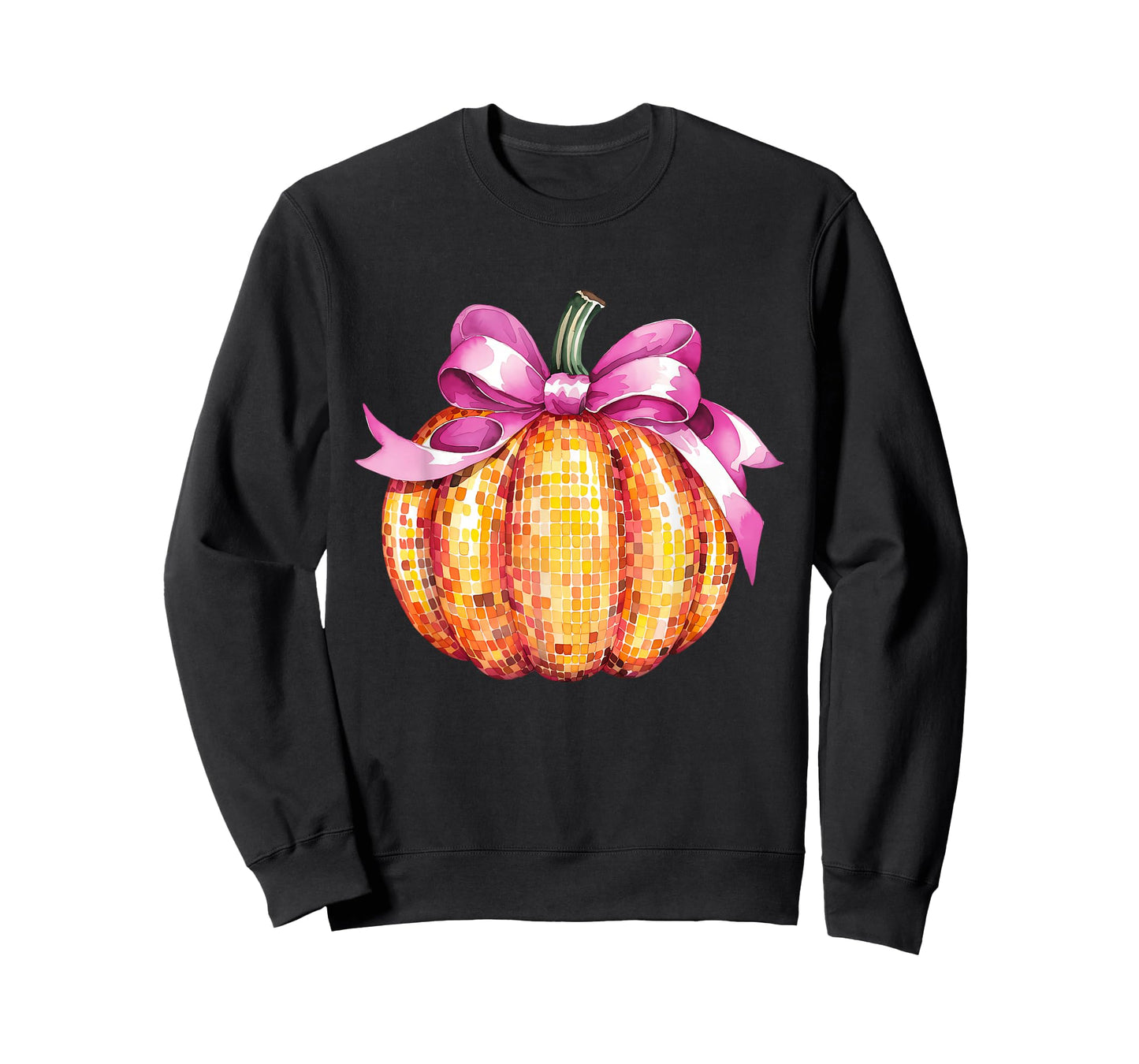 Coquette Pumpkin Pink Bow Fall Y'All Thanksgiving Women Girl T-Shirt