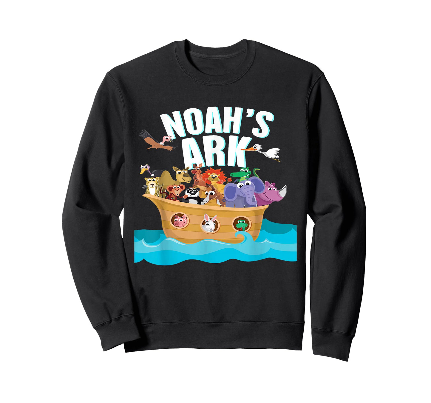 Animal History Bible, Noah's Ark, Religion Comic Gift T-Shirt