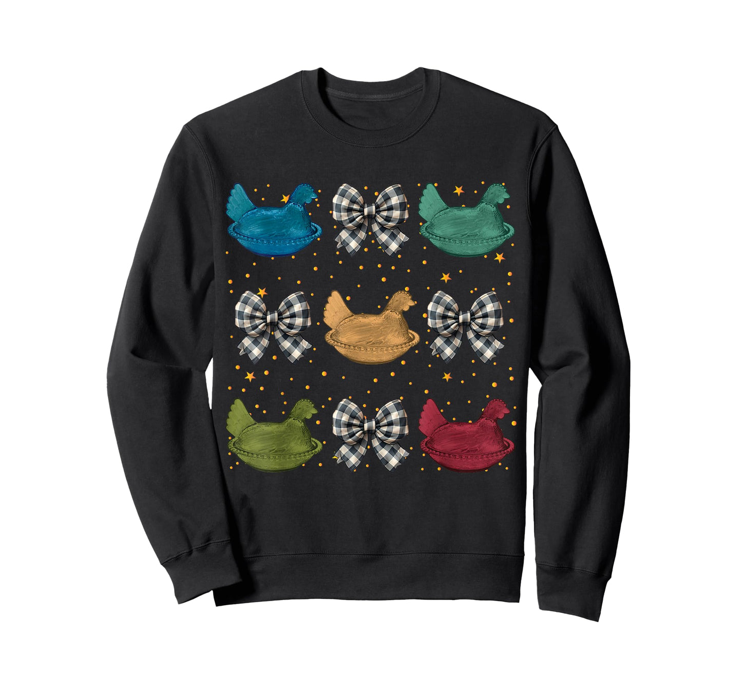 Coquette Hen on Nest with Bows T-Shirt