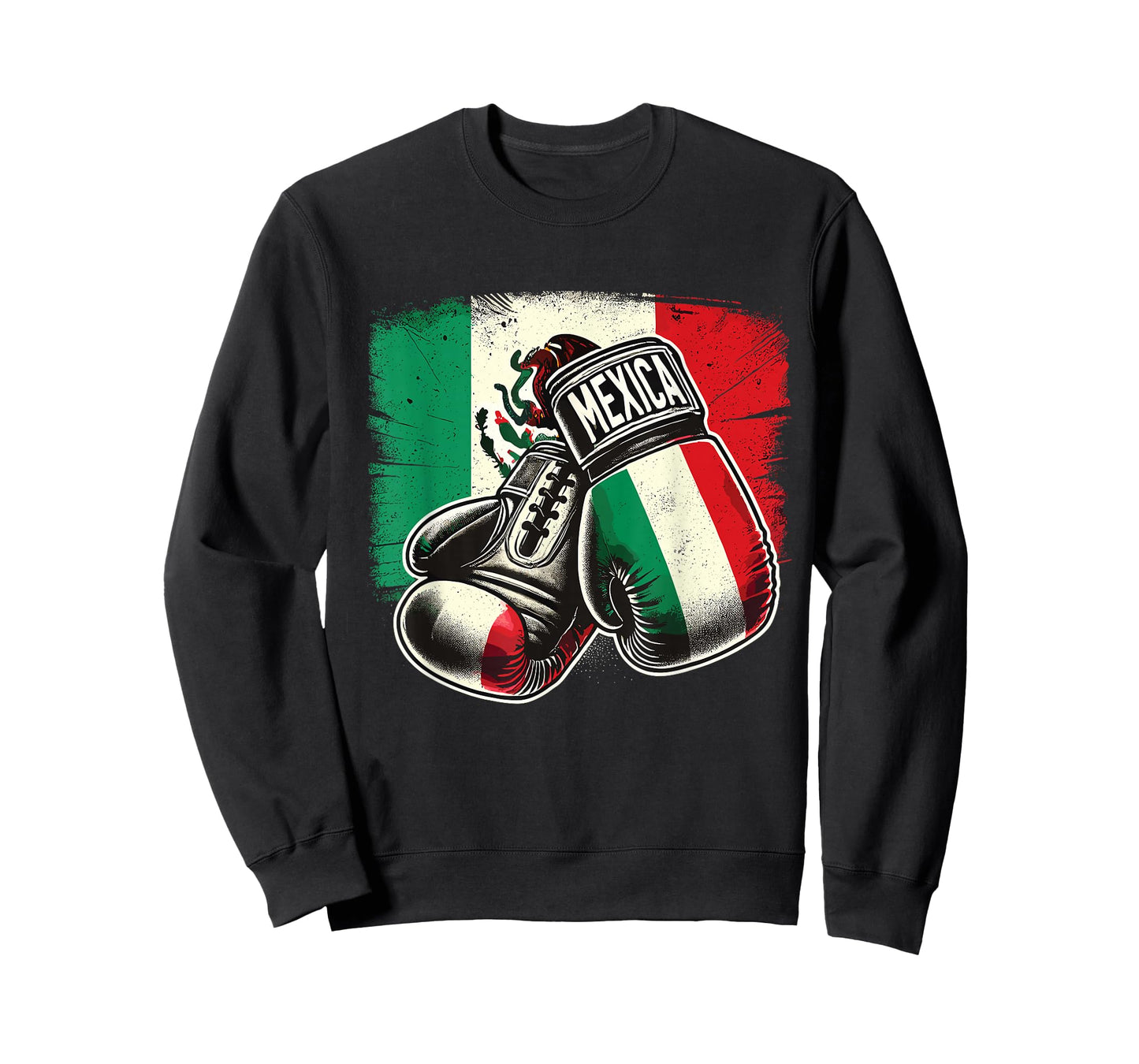 Mexican Boxing Mexican Boxing Gloves Flag T-Shirt
