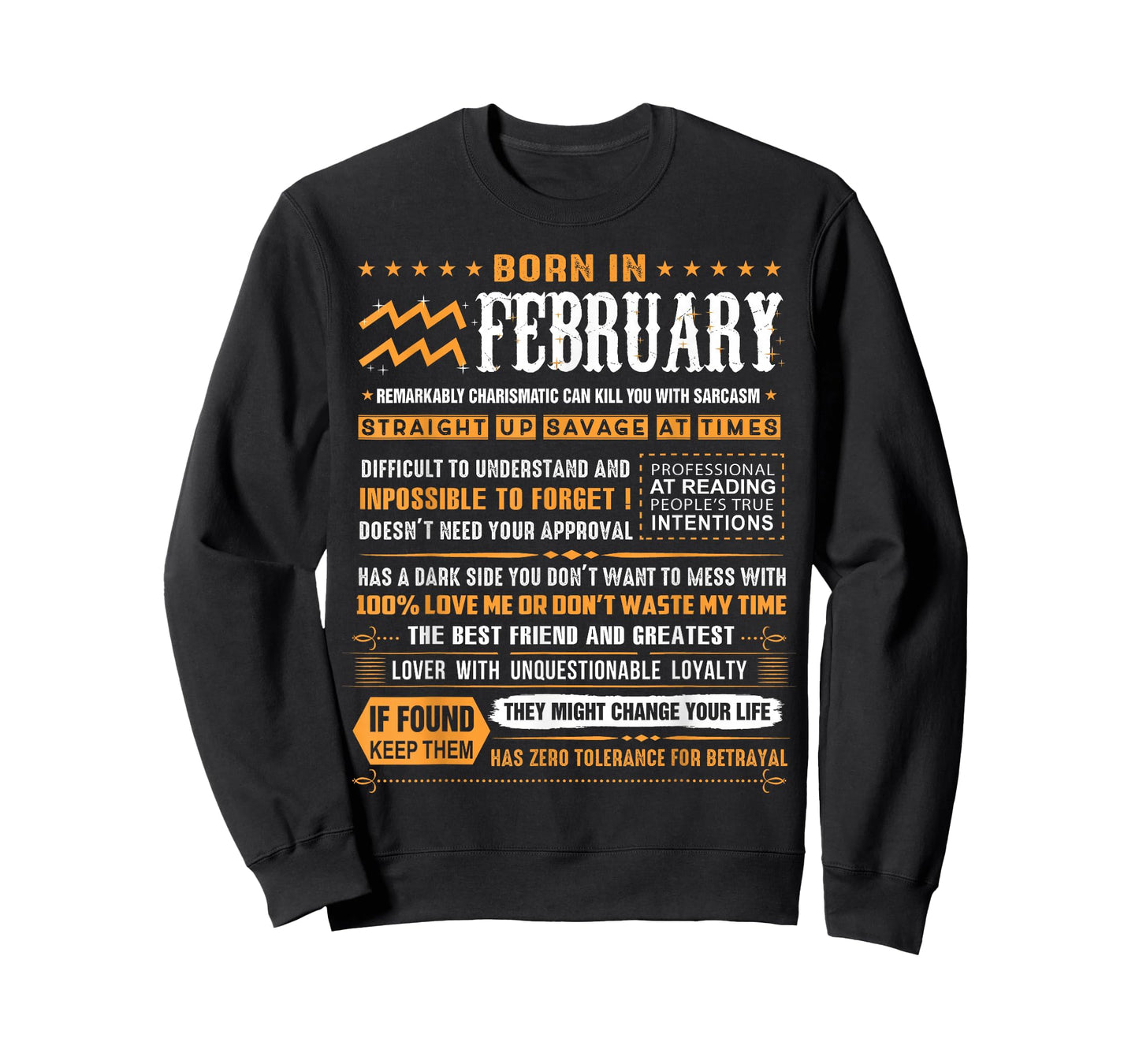 February Birthday Gifts - Born In February Aquarius T-Shirt