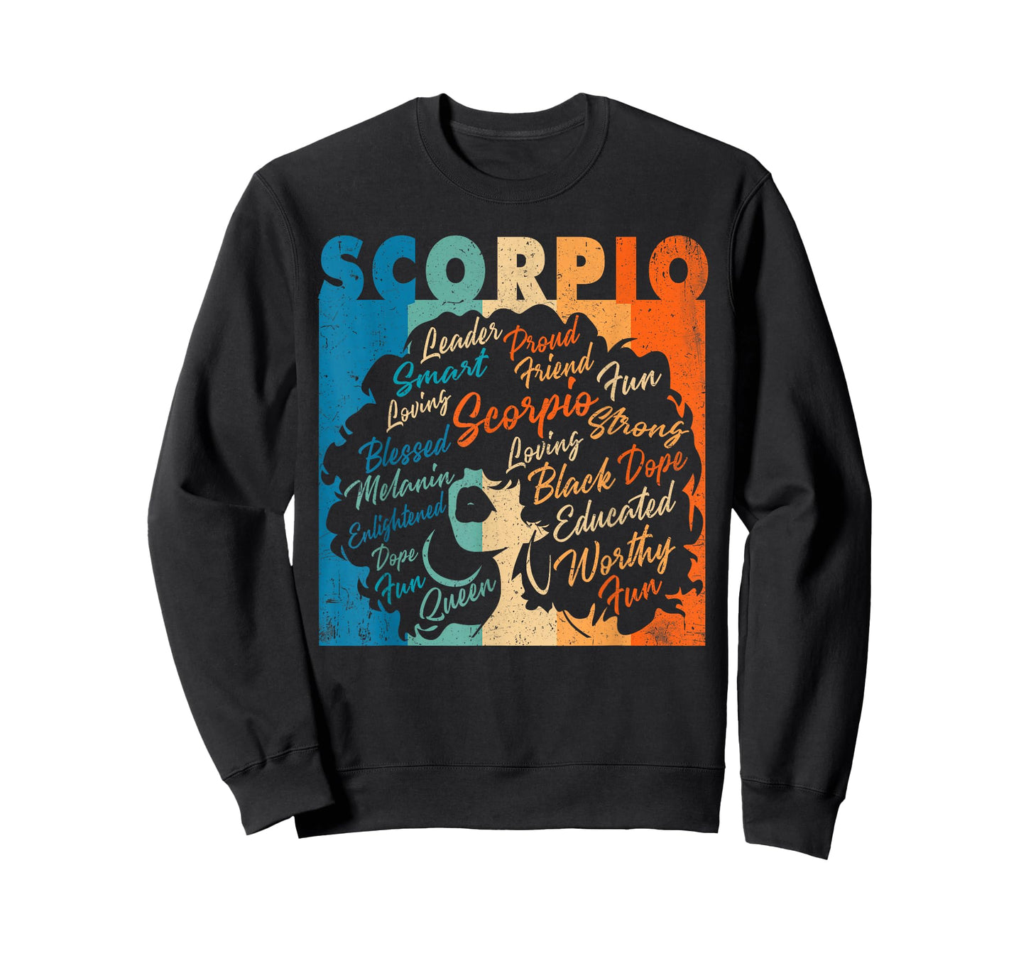 African American Women Zodiac Birthday Scorpio Girl T-Shirt