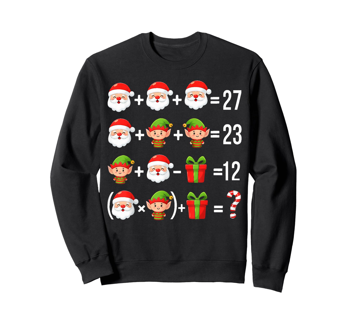 Funny 67 Meme Christmas Math Teacher Santa Six Seven Puzzle T-Shirt