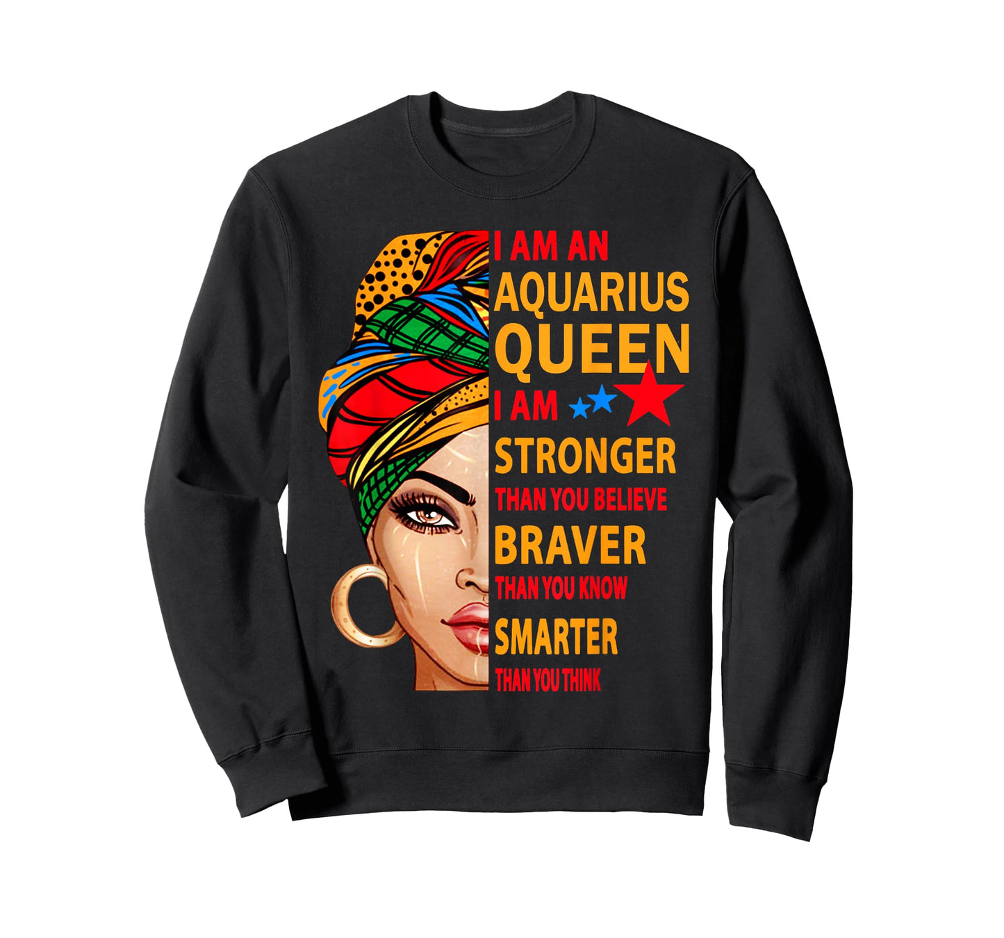 Aquarius queen I am stronger birthday gift Aquarius zodiac T-Shirt
