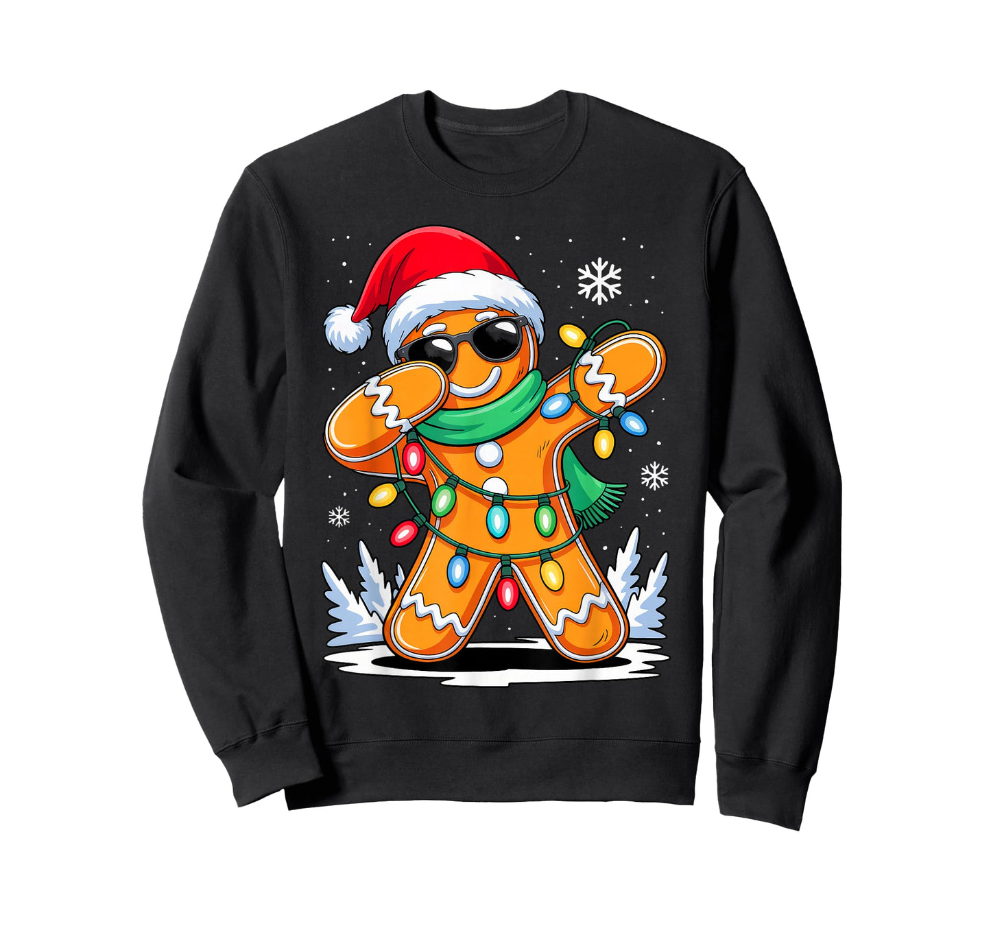 Dabbing Gingerbread Christmas Boys Girls Kids Funny Xmas Dab T-Shirt