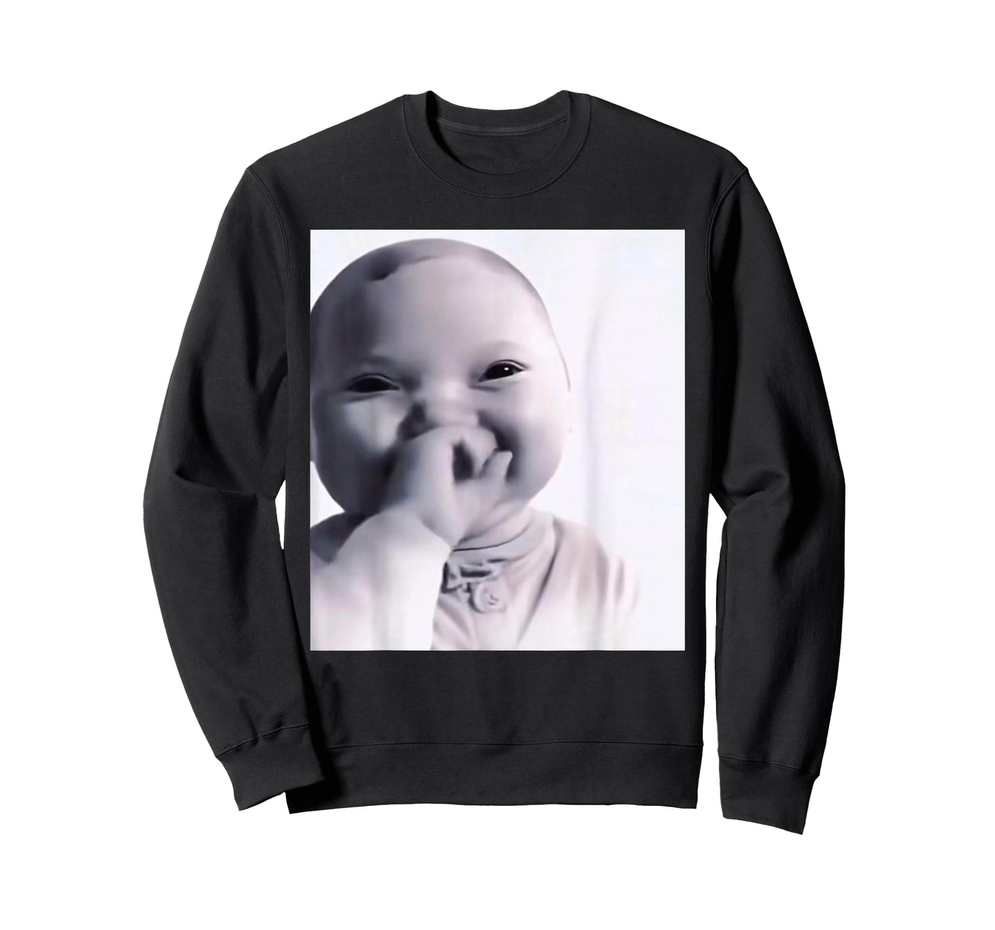 Funny Niche Baby gen z Meme ai Viral Giggling AI Laughing T-Shirt