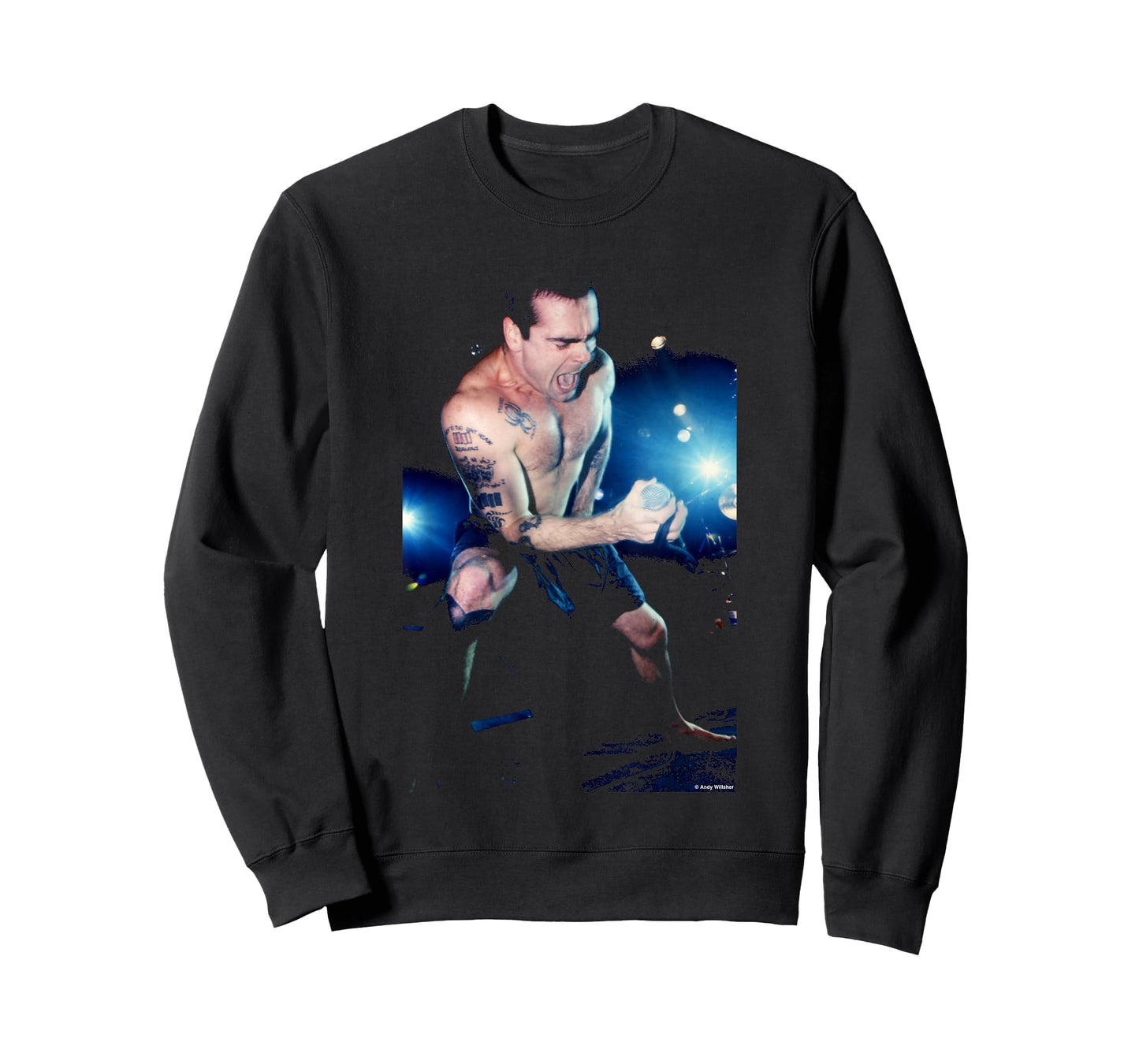 Henry Rollins Live With Band By Andy Willsher T-Shirt