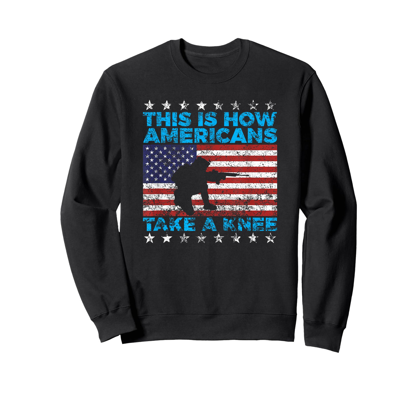 This Is How Americans Take A Knee National Anthem T Shirt T-Shirt