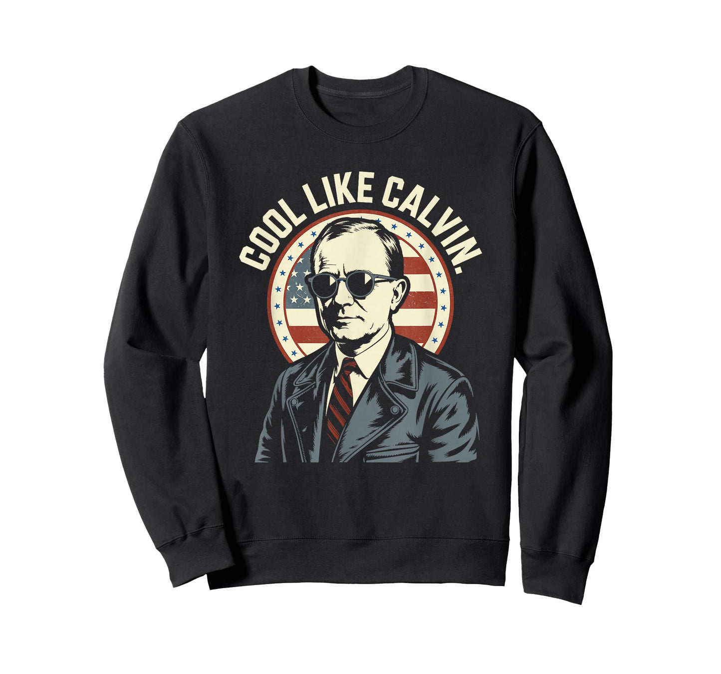 Cool Like Calvin Coolidge Retro Patriotic T-Shirt