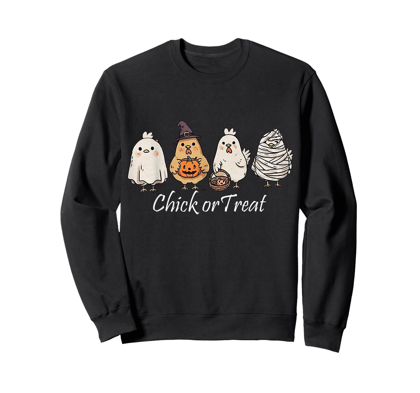 Chicken Chick Or Treat Funny Halloween Costume Chicken Lover T-Shirt