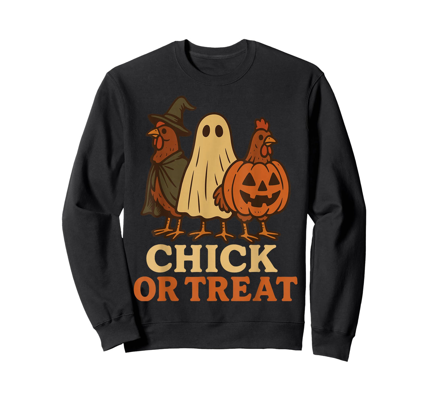 Chick or Treat Farming Funny Chicken Halloween Costume T-Shirt