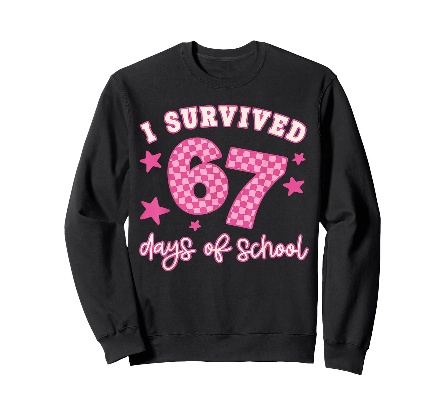I Survived 67 Days of School Funny 67 Teachers Students Meme T-Shirt