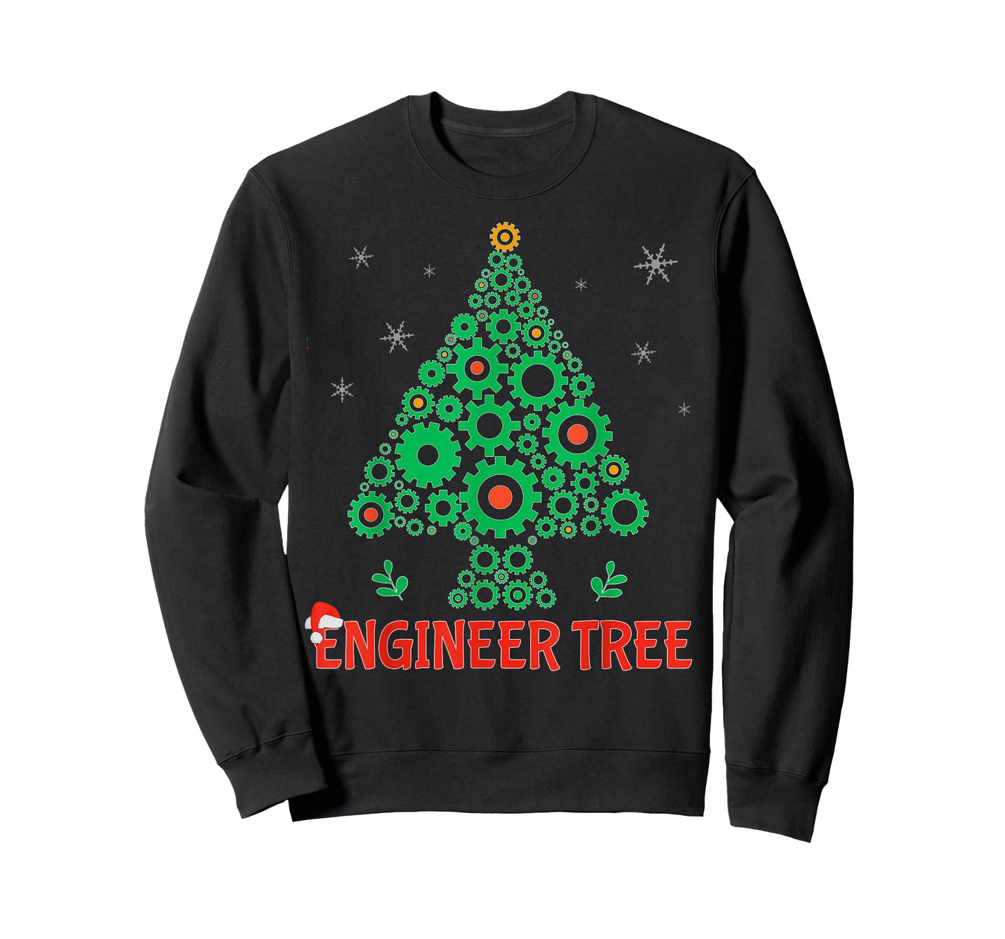 Christmas Engineer tree | Mechanical Engineering Gift T-Shirt