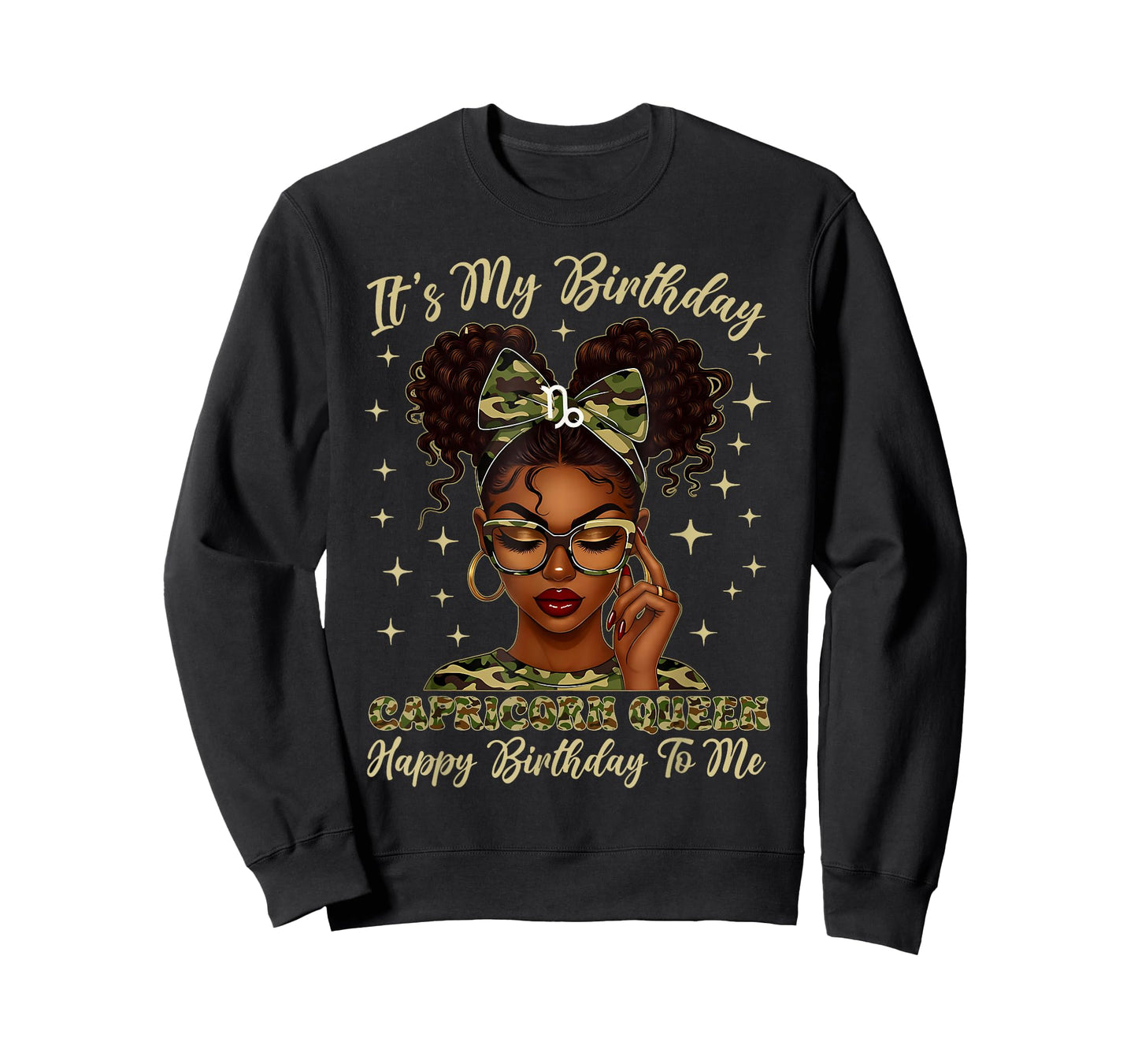 It's My Birthday Capricorn Queen Women Girl Zodiac Sign T-Shirt