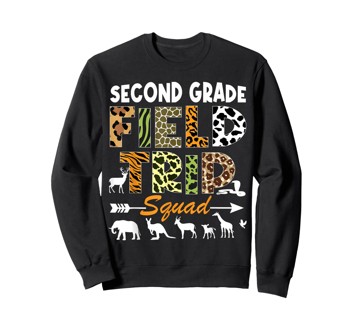 2nd Grade Zoo Field Trip Squad Teacher Student Matching T-Shirt