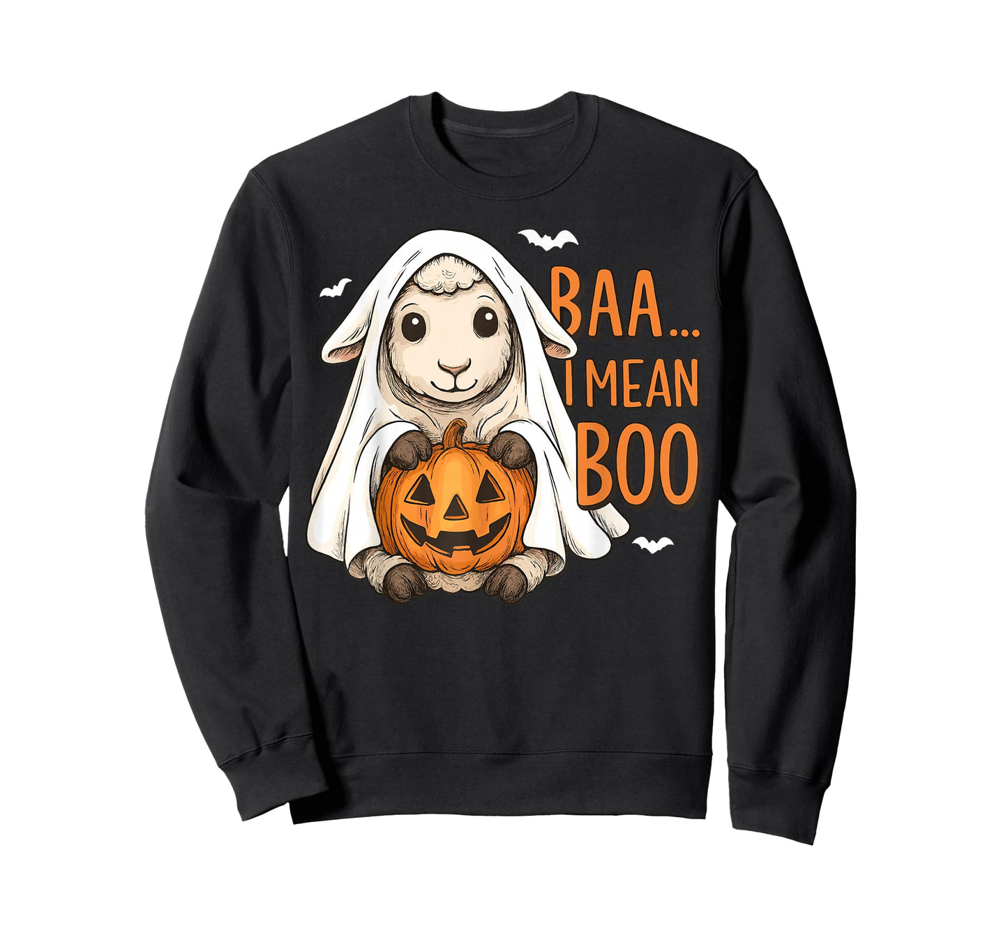 Baa I Mean Boo Ghost Sheep Halloween Ghost Sheep T-Shirt
