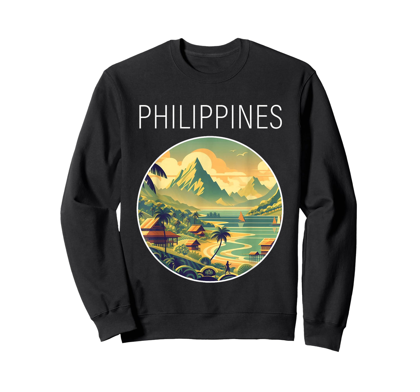 Philippines Scenery Art Deco T-Shirt