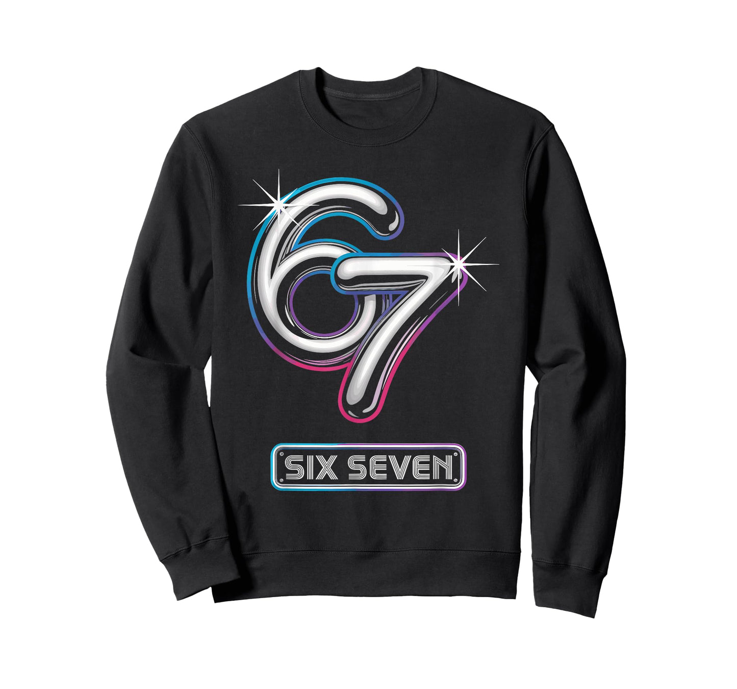6 7 Meme Six Seven Youth Outfit Gen Alpha Funny Design 67 T-Shirt