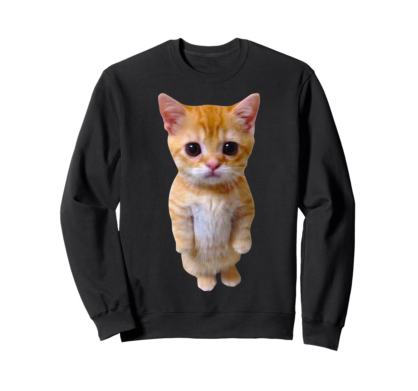 El Gato Meme Sad Crying Cat Munchkin Kitty Meme Trendy T-Shirt Small