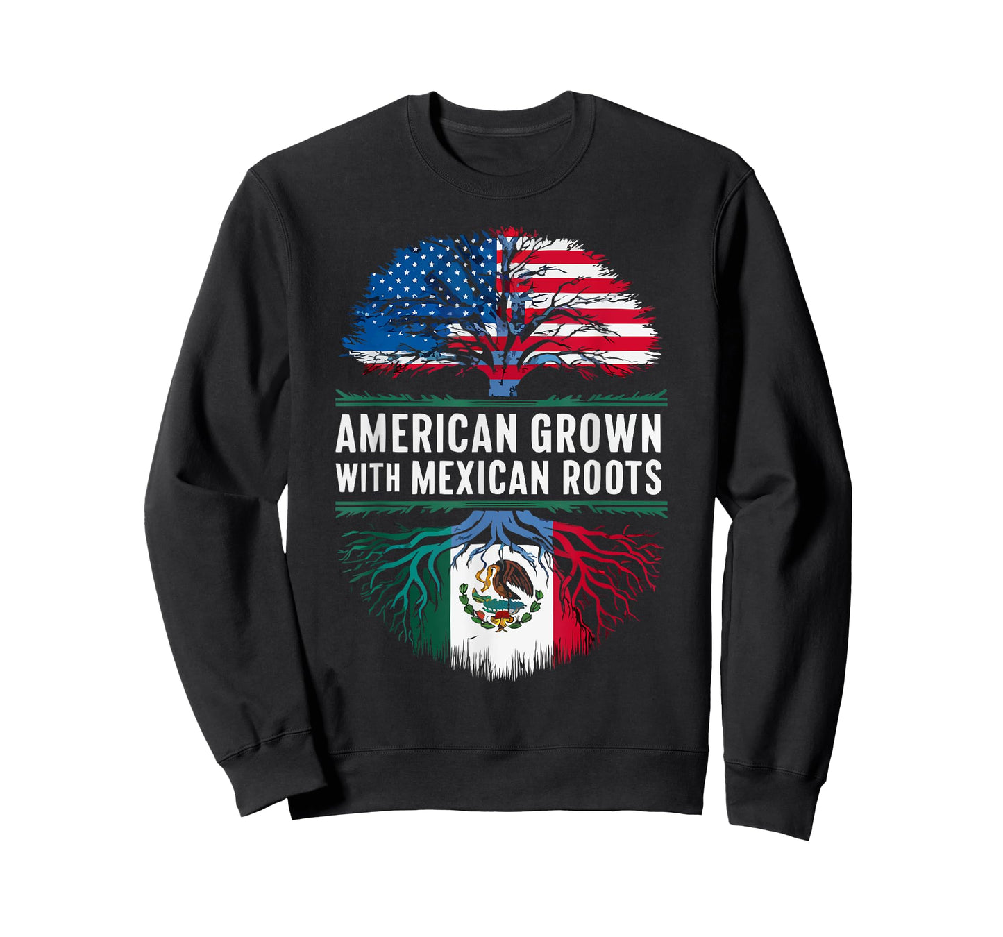 Half Mexican Half American USA Flag Mexico America T-Shirt