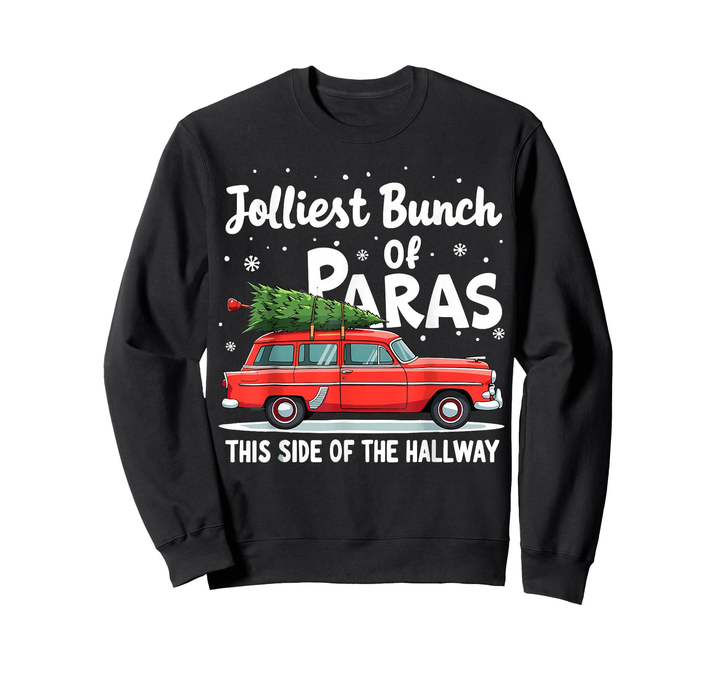 Jolliest Bunch of Paras This Side of The Hallway Xmas PJ T-Shirt