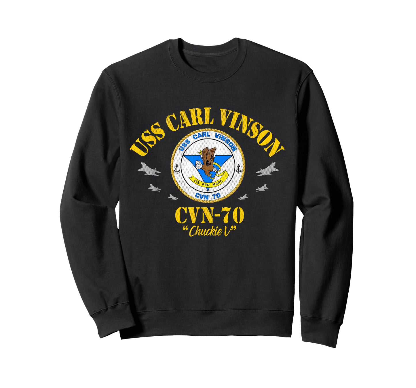 USS Carl Vinson (CVN-70) Aircraft Carrier Veteran Flag Mens T-Shirt
