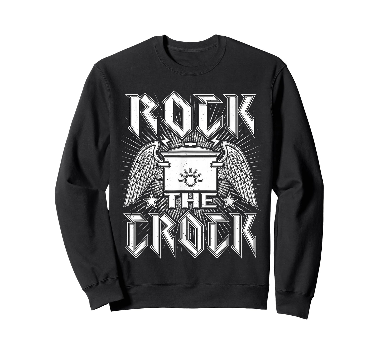Crockpot Cooker Rock The Crock Funny Cooking T-Shirt