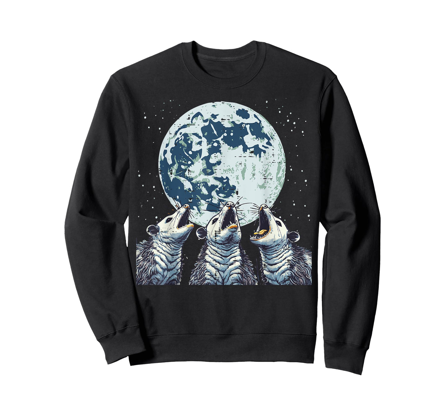 Opossums Cursed Moon Howl Funny Possum Meme Men Women Kids T-Shirt