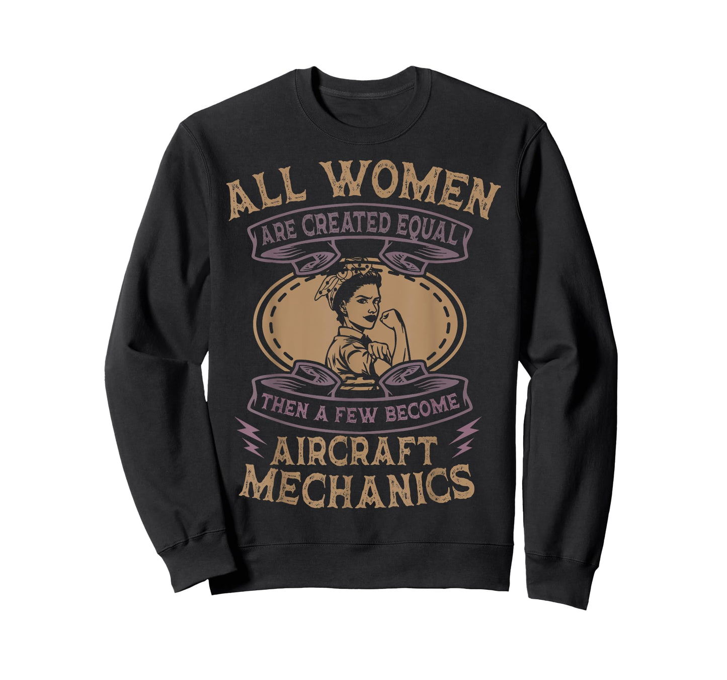 Aircraft Mechanic Airplane Aviation Maintenance Tech Woman T-Shirt