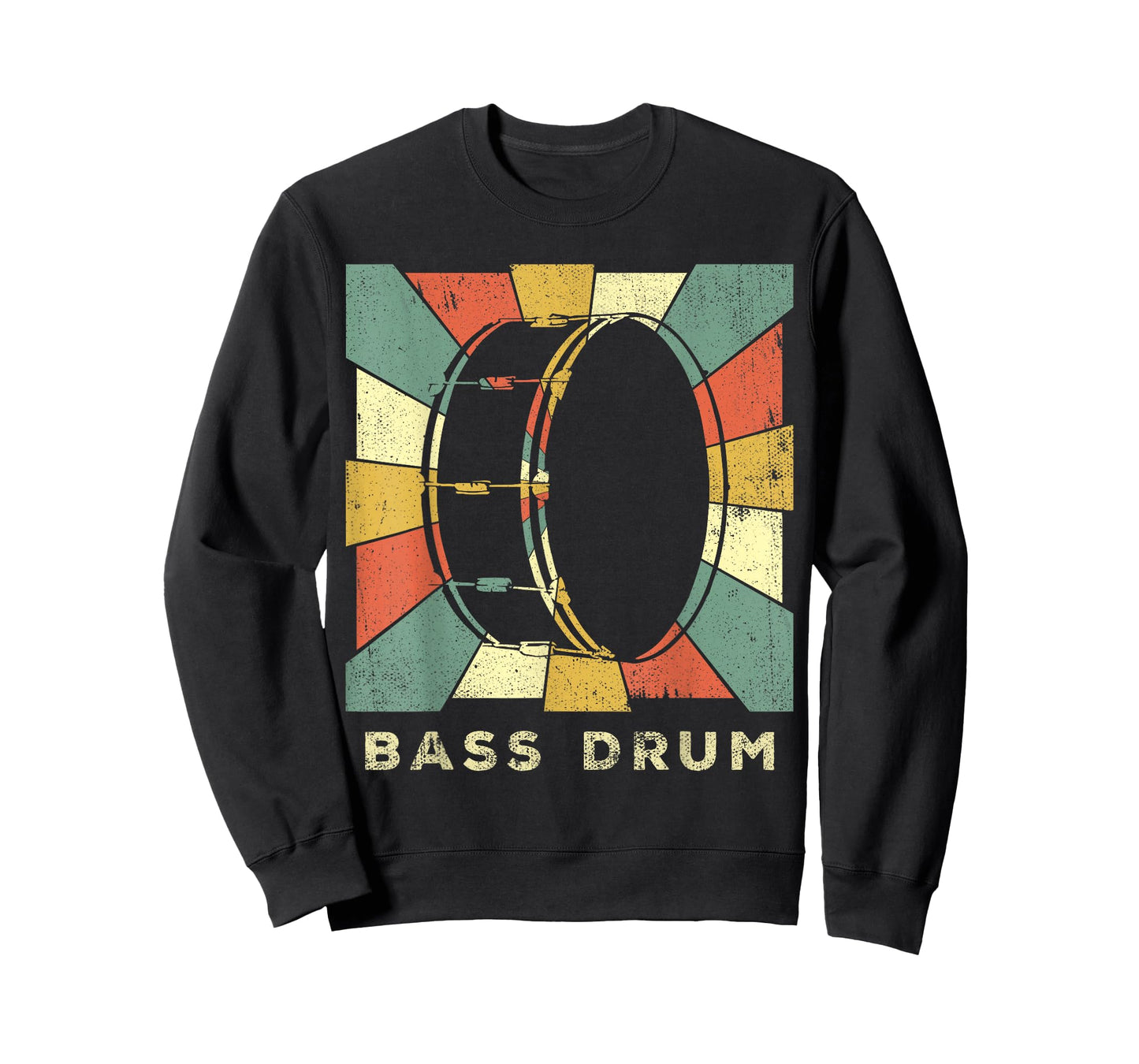 Vintage Bass Drum Player Music Retro Gift T-Shirt