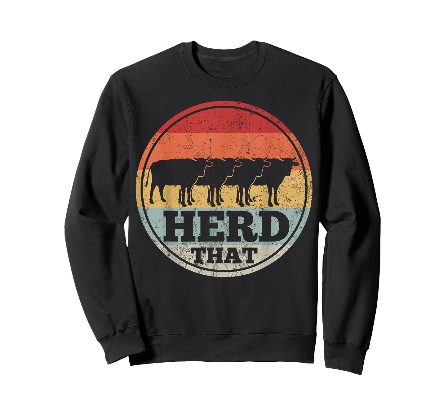 Cow Farming Farmer Retro Herd That T-Shirt
