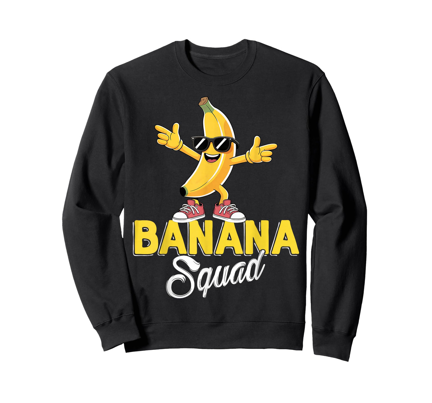 Banana Squad Dabbing Banana Fruit Lover Boys Kids Men Women T-Shirt