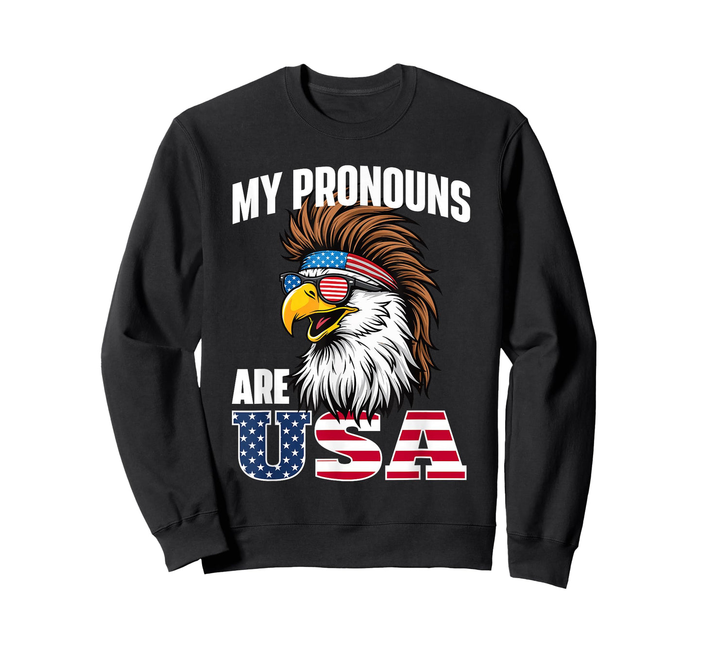 My Pronouns Are USA - American Flag 4th Of July Fourth T-Shirt