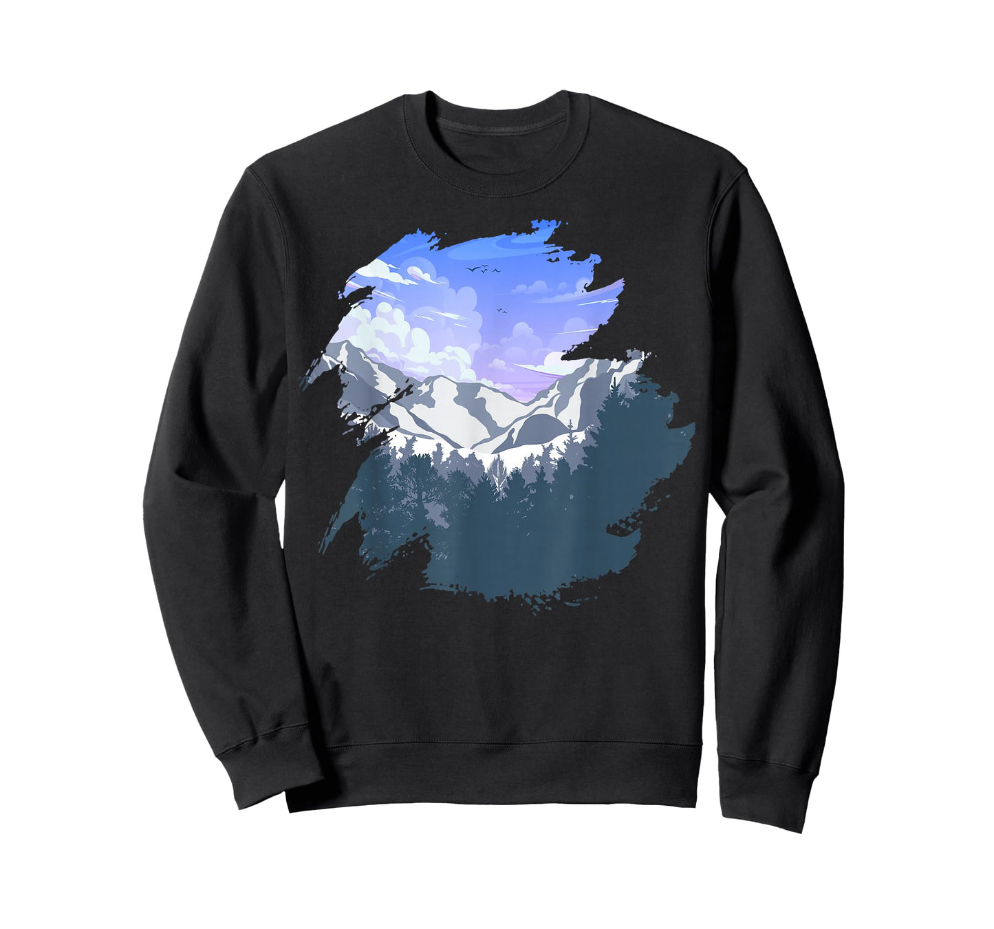 Timeless Mountain, Nature Trees and Forest T-Shirt