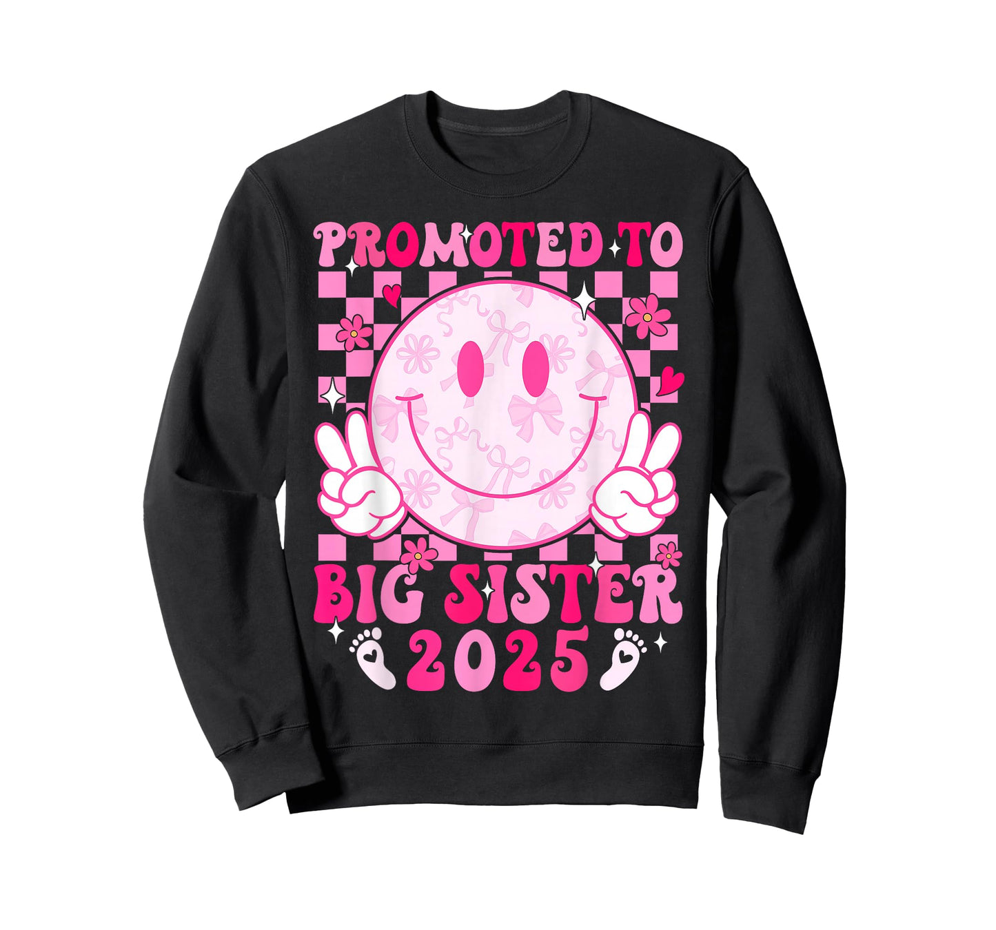 I'm Going to be a Big Sister 2025 Loading Funny Smile Face T-Shirt