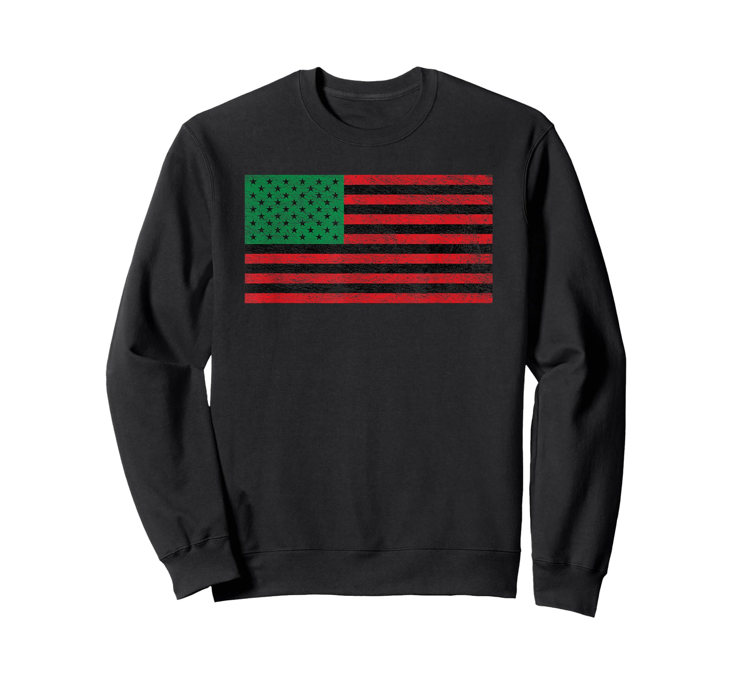 PAN AFRICAN USA AMERICAN FLAG BLACK LIBERATION PRIDE T-Shirt